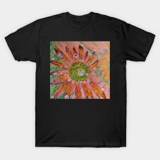 Flower and dew drops T-Shirt